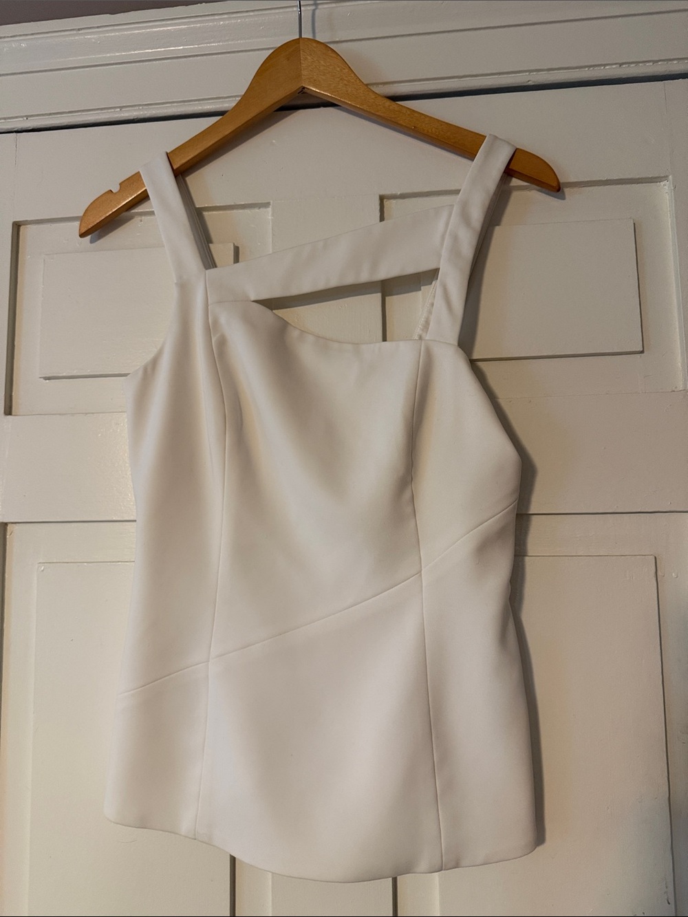 Jay Godfrey geometric cutout neck top